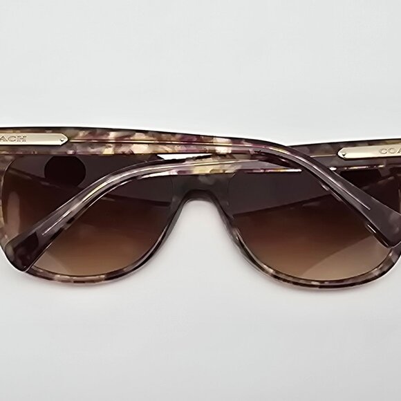 Coach HC8132 L109 528713 Confetti Brown Frame Brown Gradient Lens Sunglasses main image 6